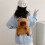 Modern Capybara Stuffed Backpacks With Adjustable Strap-C 3