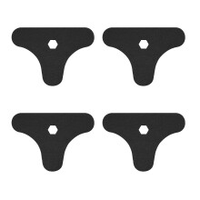 Pack of 4 PreCuts Elastic Ankle Support Tapes for Sports-Black