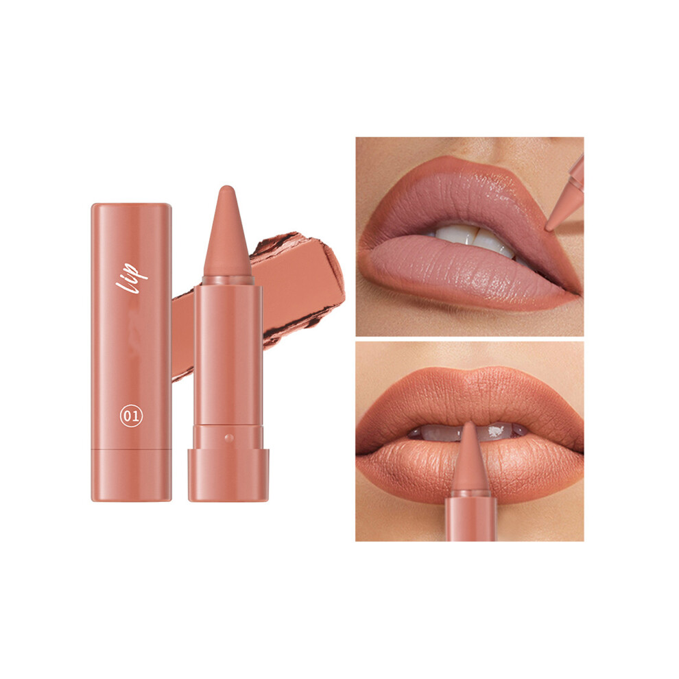 Waterproof Matte Lipstick Pencil Twist Up Design Velvety-1