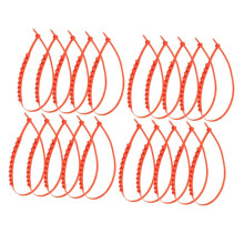 20pcs Snow Chains for Cars and SUVs, AntiSlip Nylon Tire Traction, Quick Emergency Fit