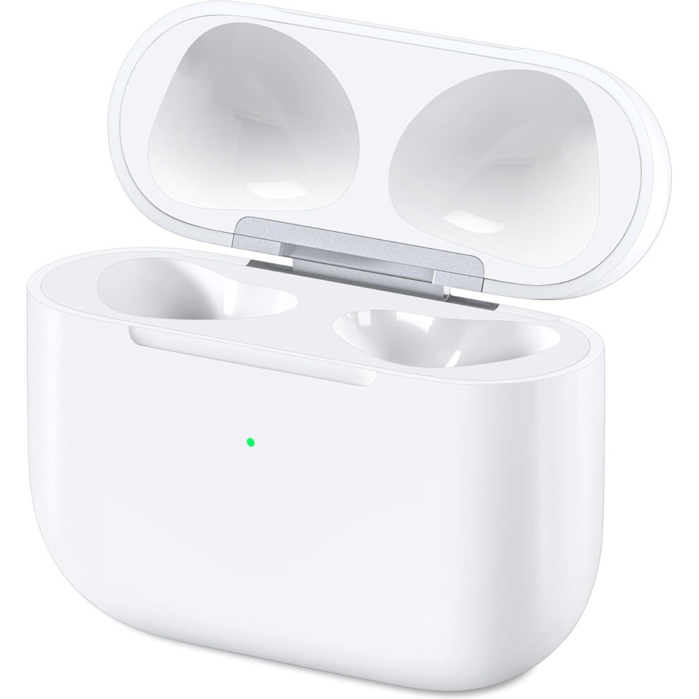 Wireless Charging Case Compatible With Airpods 3Rd Generation, Charger Case Replacement For Airpods 3 With Bluetooth Pairing Sync Button 749655511133