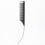 Long Steel Pin Pin Tail Combs for Teasing and Parting-Black 1