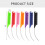 Long Steel Pin Pin Tail Combs for Teasing and Parting-Black 4