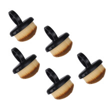 5 Pcs Nails Rings Dust Brush Nails Art Dust Cleaner Brush-black
