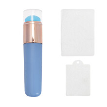Silicone Nail Brush and Nail Stamper Set Nail Art For-Blue