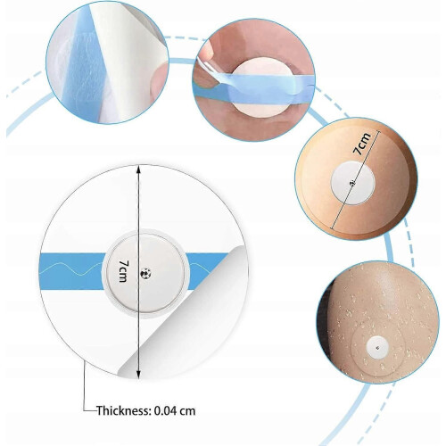 Freestyle Libre 2 3 Sensor, 40 Stück Sensor-Klarsichtpflaster