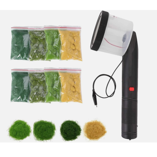 Static Grass Applicator Kit DIY Electrostatic Flock Landscaping Flocking Machine 1