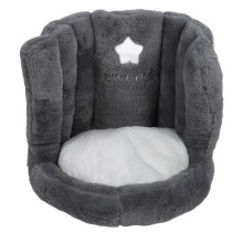 Komfortný vankúš s opierkou chrbta, plyšový kawaii sedací vankúš na kancelársku stoličku, bedrový opierací vankúš, zamatový materiál,