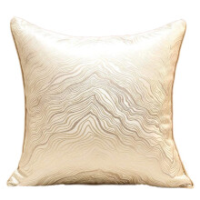 Capas de almofada decorativas de luxo em tecido jacquard, com glitter para uma decoração deslumbrante, 1 unidade, quadradas de 45x45 cm, laváveis