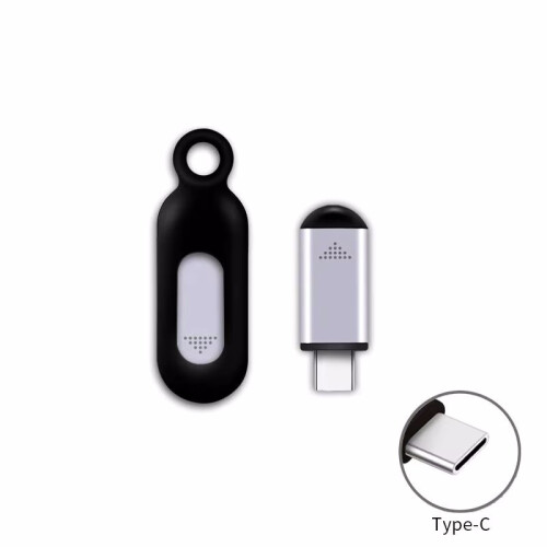 Fernbedienung für iPhones, Typ-C-kompatibel, universeller IR-Adapter, Typ-C-Silber