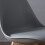 Modern Grey Glass Dining Table Set with 4 Chairs 7