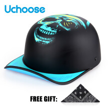 Helmzubehör Offener Helm Sommer Retro Motorradhelm, L, 10
