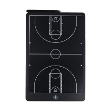 Reusable Sports Coaching Device Interactively Basketball Playbooks Board, Model A, 12x18 In, Plastic, Blue