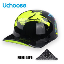 Helmzubehör Offener Helm Sommer Retro Motorrad, XXL, Rock