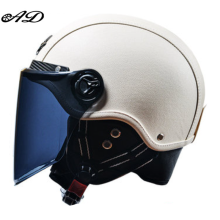 Helmzubehör Retro-Motorradhelme mit Harley-Motiv, weiß 4