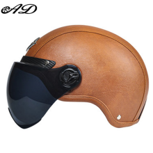 Helmzubehör Retro-Motorradhelme mit Harley-Motiv, Sommerbraun 2