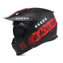 Helmzubehör Motorradhelm Vintage Casque Moto,L,5