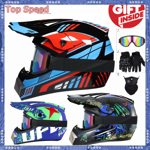 Helmzubehör Motorradhelm Kinder Offroad-Helm, L,C 1