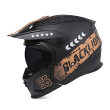 Helmzubehör Motorradhelm Vintage Casque Moto, XL, 8