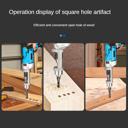 Square Hole Drill Bit Adapter For Mortising Machine Bracket Drill Attachment For Electric Hand Drill 2