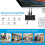 USB3.0 Switcher For 4 Computers Keyboard And Share 2 USB Devices 4 PC USB Switch Selector For Laptops 3