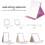 Adjustable Rectangular Ultrathin, Leather Exterior, Clearly Hd Mirror, Ultra-thick Mirror, Portable Super Hd 3