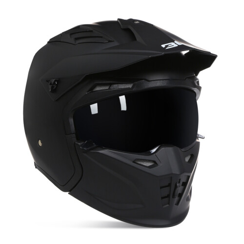 Helmzubehör Motorradhelm Vintage Casque Moto,L,8 2
