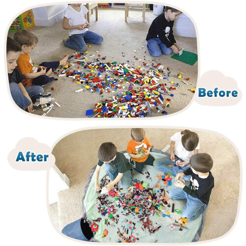 Φορητός Οργανωτής Παιχνιδιών Easy Cleanup, Πατενταρισμένος Σχεδιασμός με Μακριά Λαβή 1