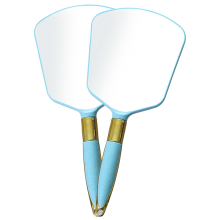 Specchietto a mano in plastica ABS, il tuo fedele compagno per un trucco impeccabile e tagli di capelli alla moda.