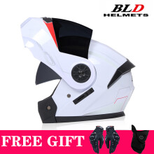 Helmzubehör Zugelassener personalisierter Motorrad-Integralhelm, L, 17