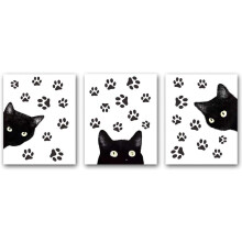 40Stück Schwarze Katze Aufkleber - Vinil Wasserdicht para laptop, skate, Auto uvm. Conjunto de adesivos de camada Kawaii para crianças,