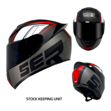 Motorradhelm-Zubehör für Herren, Sommer, Persönlichkeit, komplett, XL, 111-15