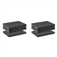 4Pieces Foam Insert for Cases Tool Box Sponge Pad,40X40X2cm/40X40X5cm