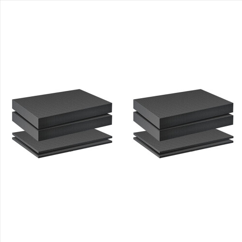 4Pieces Foam Insert for Cases Tool Box Sponge Pad,40X40X2cm/40X40X5cm 1