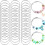 45Pcs Snake Charm Bracelet Set Expandable Bangle Bracelets 2