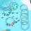 45Pcs Snake Charm Bracelet Set Expandable Bangle Bracelets 6