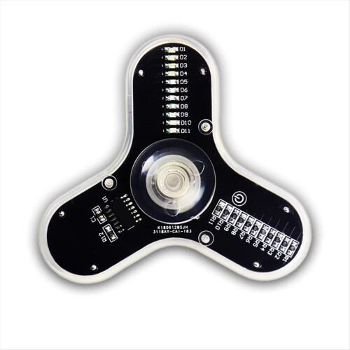 LED Fidget Spinner Display Three Lobe Digital Gyro