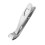 Angled Head Toenail Clippers Professional-silver gray alloy 6