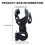 4 Pieces Crutch Holders Walking Stick Holder -90 degrees 2