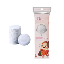 Mehrzweck-Kosmetik-Rundpads aus-Rosa Beutel mit 100 Stück