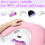Ergonomisches U-förmiges Nail Art-Weiß 5