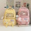Large Capacity Backpack Travel Backpack Clear Backpack-Black 2