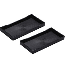 Plateau de service multifonctionnel facile à nettoyer, plateau incassable en plastique pour restauration rapide, idéal pour l'organisation de la