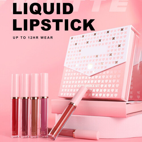 Fashion Lip Glosses Collection 6 Colors Full Coverage-SYTLE A 2