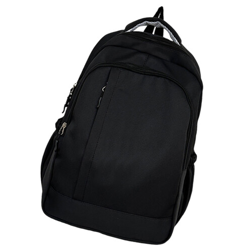 Aesthetic Girl's Simple Rucksack Latptop Backpack Book-Black