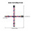 Colorful Pattern Suitcase Crosses Straps 2Pack Travel-A02 4