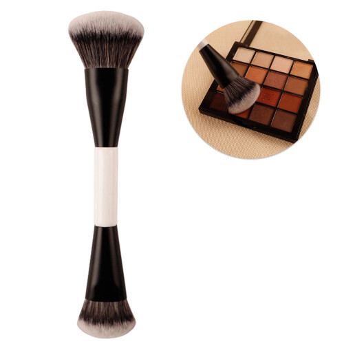 Double Head Concealer Blush Brush Soft Bristles-double head 2