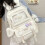 Aesthetic Backpack Large Capacity Backpack School-light green 3