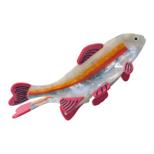Acetat-Haarklammern, Fisch-Design, rutschfestes-Roter Aal