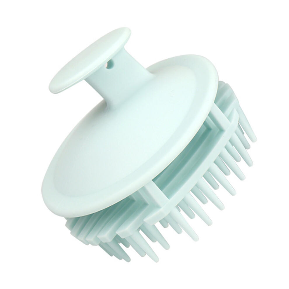 Hair Shampoo Brush Silicone Scalp Massage Brush-Green